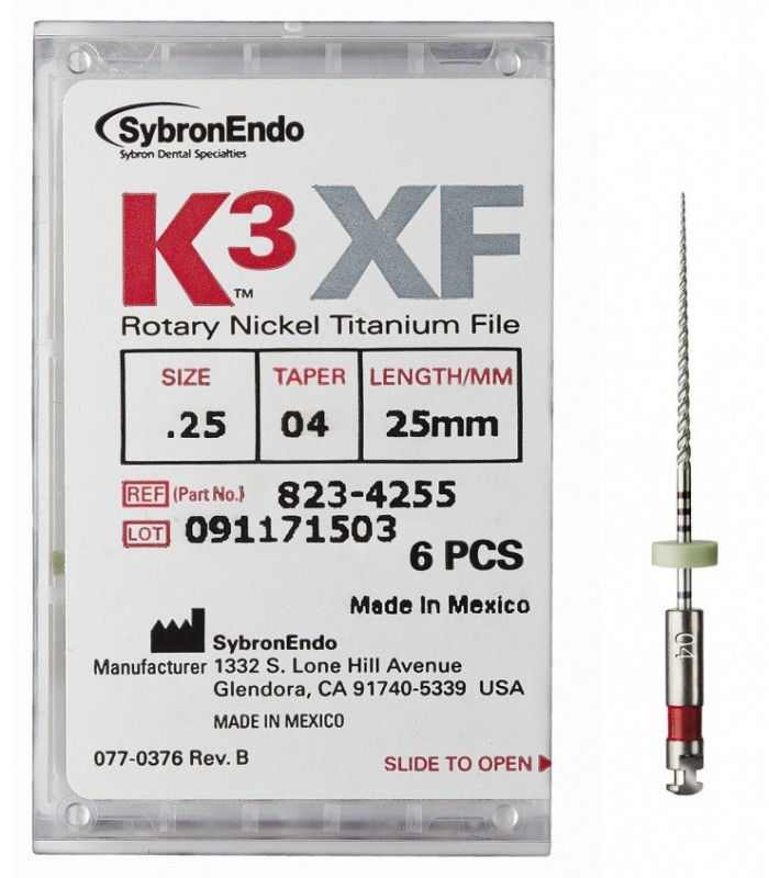 K3 Xf file .25/.10 30mm ρίνες σετ 6τμχ gmdn:31875