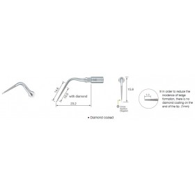 Ξέστρο E4D για satelec & varios χειρολαβή