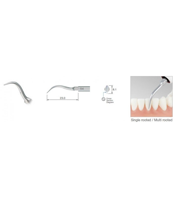 Ξέστρο G4 για satelec & varios χειρολαβή
