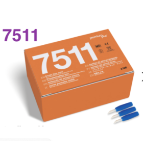 BRUSH TIPS ΠΙΝΕΛΑΚΙΑ ΤΡΙΧΙΝΑ ΓΙΑ ΣΤΕΛΕΧΟΣ 100pcs MINI BLUE