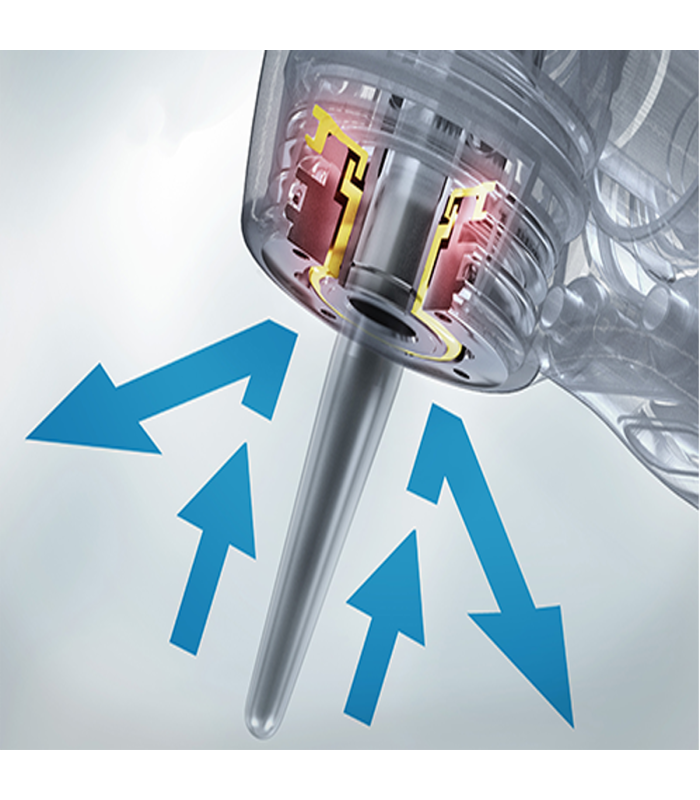 Γωνιακή ατσαλένια εσωτερ. spray  S-MAX με φως συμβατή με σύνδεση E-Type